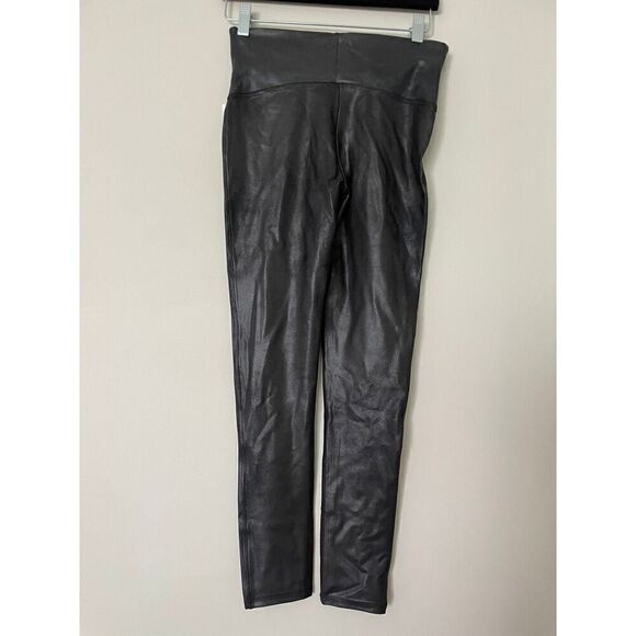 SPANX faux leather Leggings - Black - Size Med - Picture 5 of 6